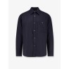 Wool blend striped shirt