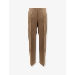 Virgin wool and silk trousers