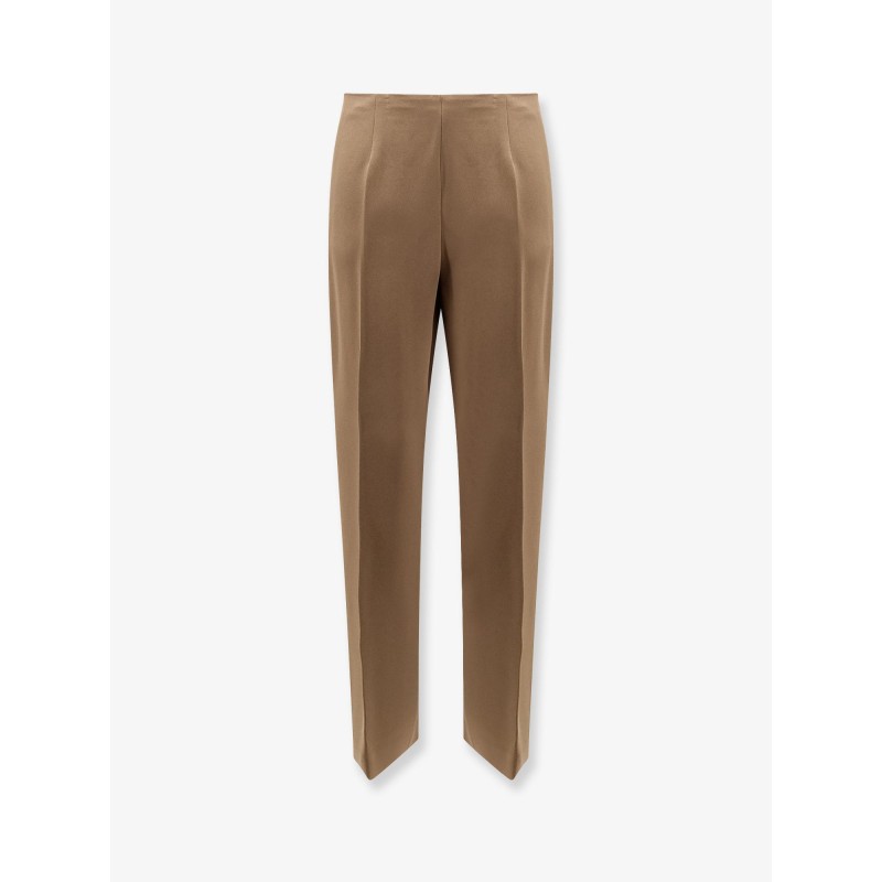 Virgin wool and silk trousers