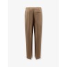 Virgin wool and silk trousers