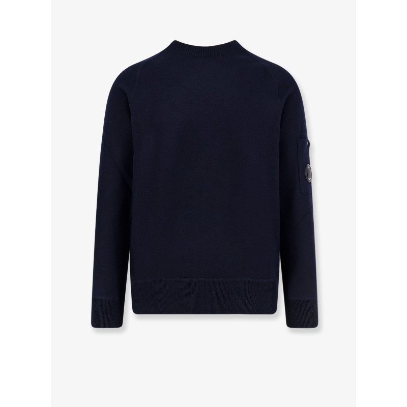 Wool and cotton felted sweater