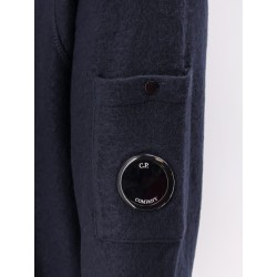 Wool and cotton felted sweater