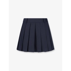Pleated mini skirt