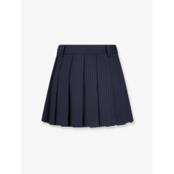 Pleated mini skirt