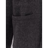 Jacquard alpaca cardigan