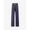 Paisley motif jeans