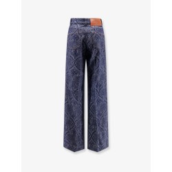 Paisley motif jeans