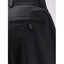 Wool blend trousers