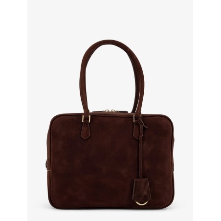 Classic suede shoulder bag