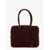 Classic suede shoulder bag