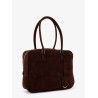 Classic suede shoulder bag