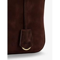 Classic suede shoulder bag