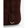 Classic suede shoulder bag