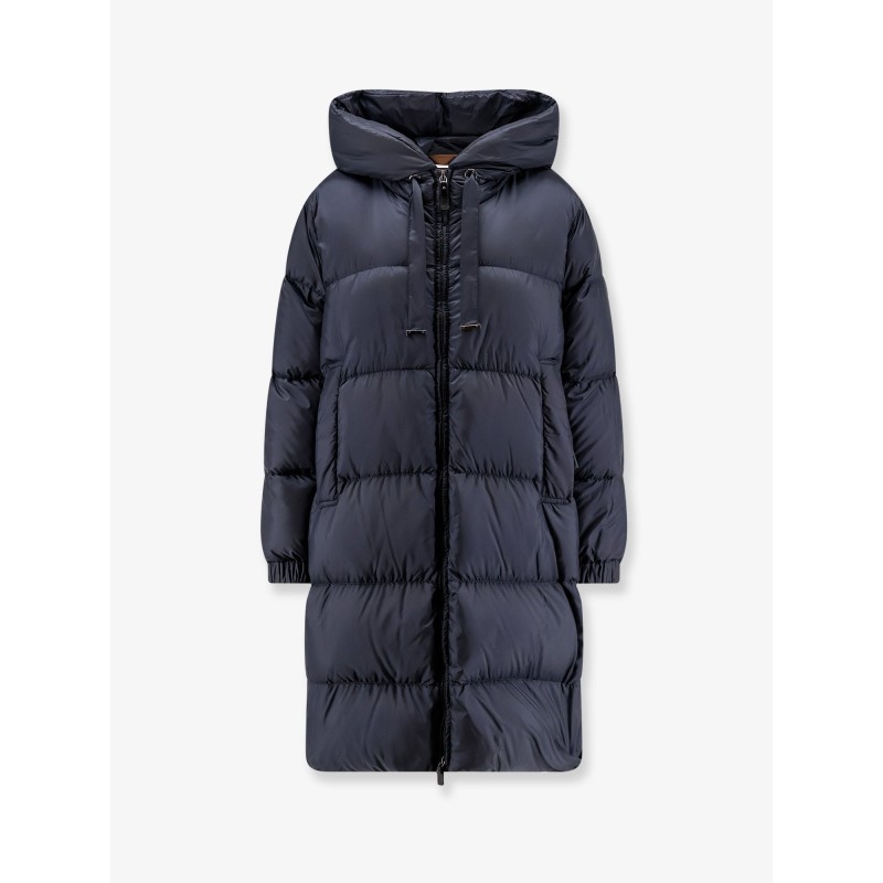 Sei long nylon down jacket