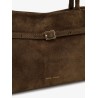 Le Cambon East West suede shoulder bag