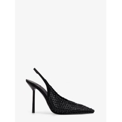 Slingback pumps with rhinestones