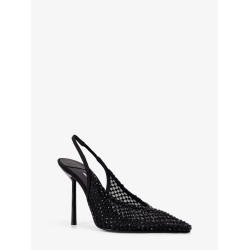 Slingback pumps with rhinestones