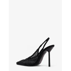 Slingback pumps with rhinestones
