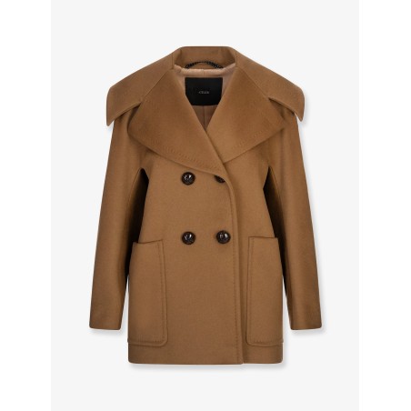 Mario double breasted cashmere coat