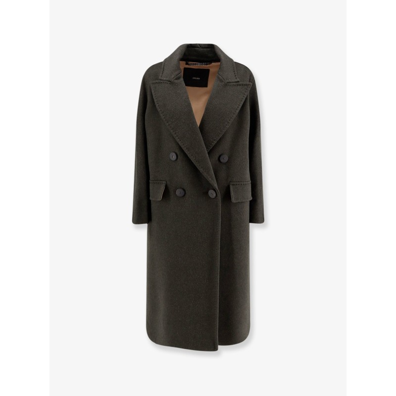 Angus alpaca and cashmere coat