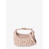 Matelassé leather handbag