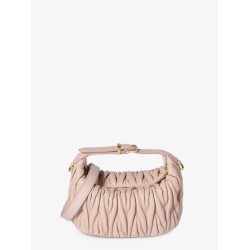 Matelassé leather handbag