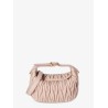 Matelassé leather handbag