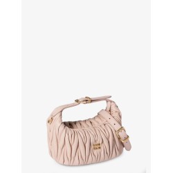 Matelassé leather handbag