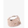 Matelassé leather handbag