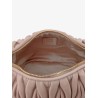 Matelassé leather handbag