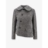 Wool asymmetrical blazer