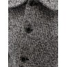 Wool asymmetrical blazer