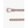Leather pull-up belt