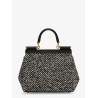 Sicily Medium chevron fabric shoulder bag