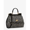 Sicily Medium chevron fabric shoulder bag