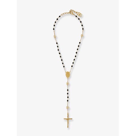 Rosario necklace with beads