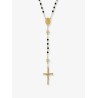 Rosario necklace with beads