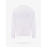 Cable knit cotton sweater with iconic logo