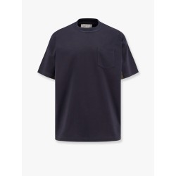 Cotton t-shirt with nylon inserts