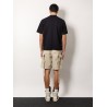 Cotton t-shirt with nylon inserts