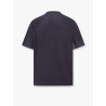 Cotton t-shirt with nylon inserts