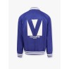 Nylon jacket with frontal and back chez valentino print