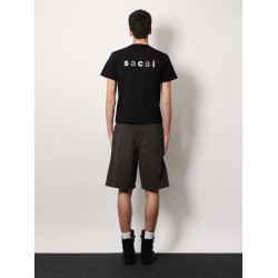Cotton t-shirt with logo on the back