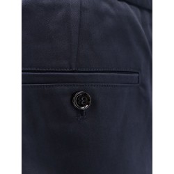 Cotton bermuda shorts with elastic detail