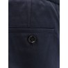 Cotton bermuda shorts with elastic detail