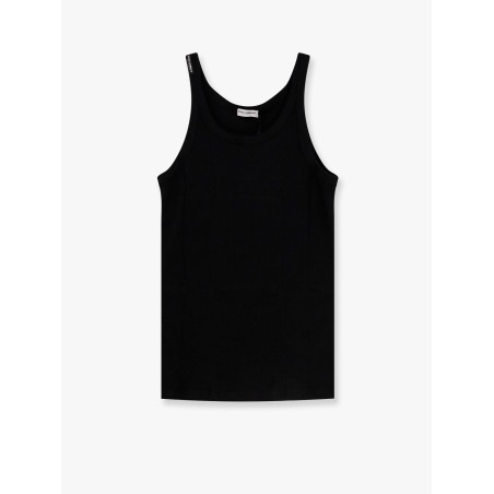 Ribbed cotton tank top