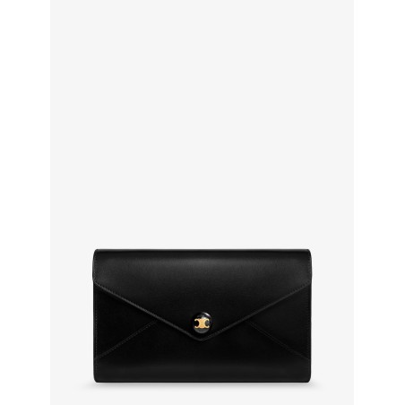 Wallet on Chain leather shoulder bag