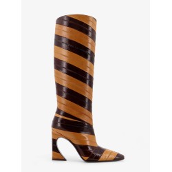 Fendi Arco hagfish leather boots