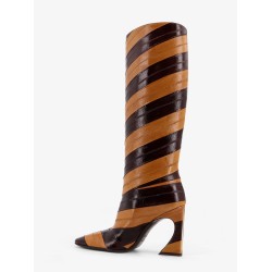 Fendi Arco hagfish leather boots