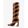 Fendi Arco hagfish leather boots
